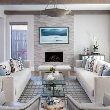 Preston Hollow Residence- Living Room