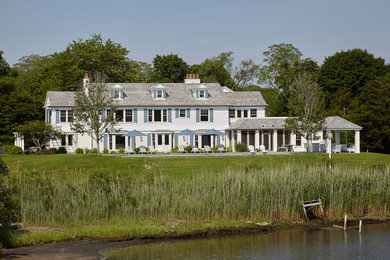 Inspiration for a timeless exterior home remodel in New York