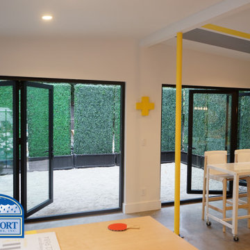 After- Indoor Outdoor Patio Experience with Marvin Multi-Sliding Patio Doors