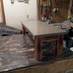 Grey Concrete Coffee Table - Coffee Tables