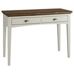 Bentley Designs - Hampstead Soft Grey and Walnut Furniture Dressing Table - Hampstead Soft Grey & Walnut Dressing Table offers elegance and practicality for any home. Soft-grey paint finish contrasts beautifully with warm American Walnut veneer tops, guaranteed to make a beautiful addition to any home.