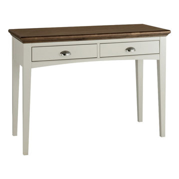 Hampstead Soft Grey and Walnut Furniture Dressing Table