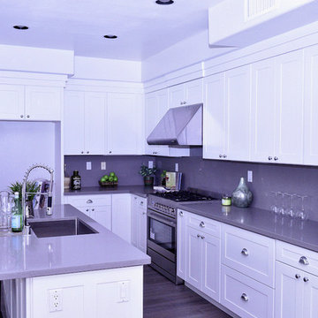 Kitchen- White Shaker Cabinets
