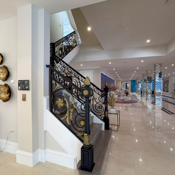 Project #135 | A Vibrant Double Curved Staircase