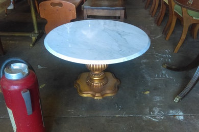 Mid Century, Hollywood Regency Italian Marble Table