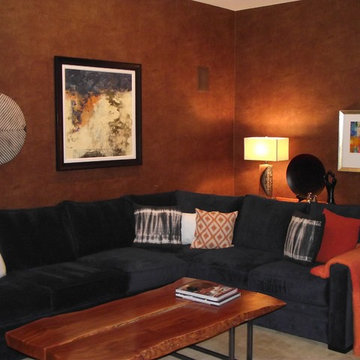Cold Unused living Room To Warm and Cozy Family Space