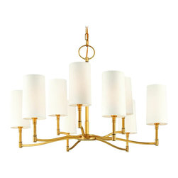 Hudson Valley Dillion 9-Light Chandelier - Chandeliers