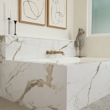 A Drop-in Rectangular Tub
