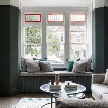 Born & Bred Studio - Contemporary Victorian Living Room , Crouch End