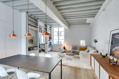 Inspiration pour un salon nordique.