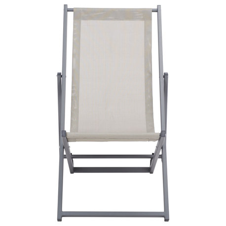 Safavieh Outdoor Breslin Set of 2 Sling Chairs Grey