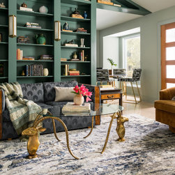 Elixir EH-03 GREY / NAVY - Area Rugs