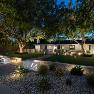 Mid-Century Modern Landscape Escape in Arcadia Pool, Outdoor Bar & Lush Front