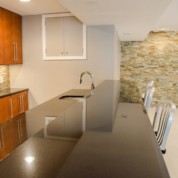Astounding Completed Basement