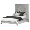 Modus Boho Chic 5 PC Cal King Bedroom Set w Chest in Washed White