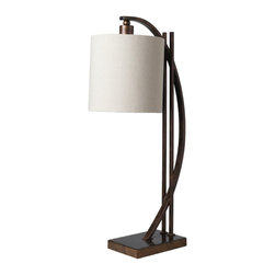 Surya - Surya Beaufort Metal-Iron Base Table Lamp - Table Lamps
