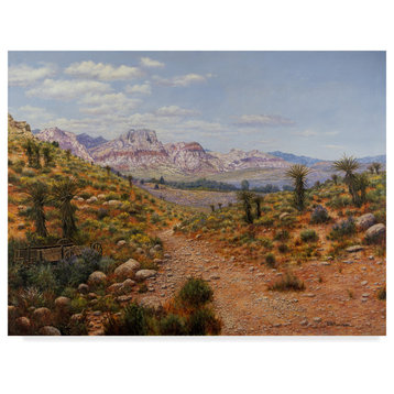 Bill Makinson 'Old Spanish Trail' Canvas Art, 24"x18"