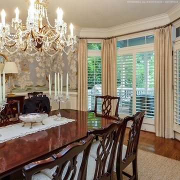 Elegant Dining Room with New Windows - Renewal by Andersen Georgia