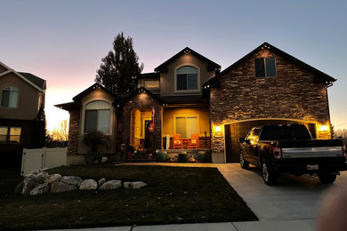 Inspiration for an exterior home remodel in Salt Lake City