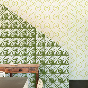 First Impression Hand-Block Printed Wallpaper Collection