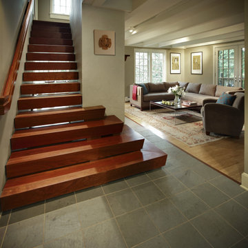 Custom Stair & Living Room
