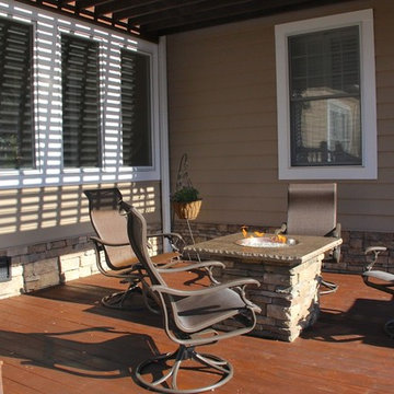 Tuscaloosa Pergola, Outdoor Kitchen, Firepit and Deck