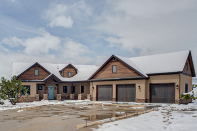 Inspiration for a modern home design remodel in Denver