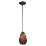 Access Lighting - Access Lighting Champagne - 9" 11W 1 LED Cord Pendant - Canopy Included: TRUE  Shade Included: TRUE  Cord Length: 144.00  Canopy Diameter: 5.25 x 1. Color Temperature:   Lumens:Champagne 9" 11W 1 LED Cord Pendant Oil Rubbed Bronze *UL Approved: YES *Energy Star Qualified: n/a  *ADA Certified: n/a  *Number of Lights: Lamp: 1-*Wattage:11w LED bulb(s) *Bulb Included:Yes *Bulb Type:LED *Finish Type:Oil Rubbed Bronze