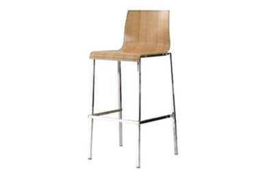 Spring Stackable Plywood Bar Stool