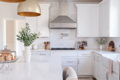 Kitchen - transitional kitchen idea in Raleigh
