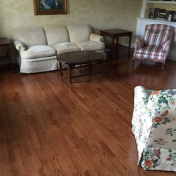 Sand and Finish Before and After - Hardwood Flooring