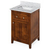 Jeffrey Alexander Chatham 24" Chocolate Single Sink Vanity With Marble Top