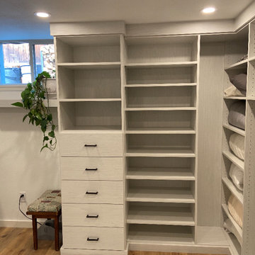 Master Closet with Laundry Room