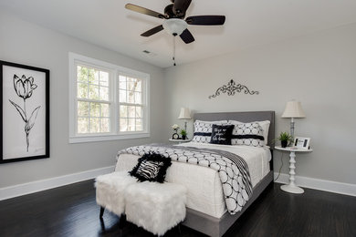 Example of a bedroom design in Charlotte