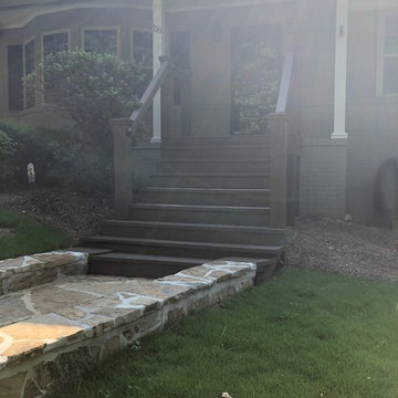 Flagstone Staircase/Low Voltage Lighting