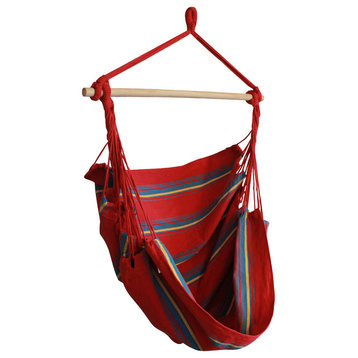 Hammaka Woven Fabric Chair, Red