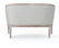 GDF Studio Megan Classical Tufted Loveseat, Light Gray, Fabric