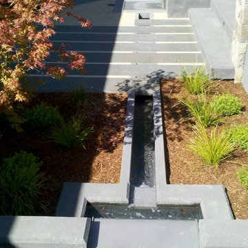 hillside courtyard