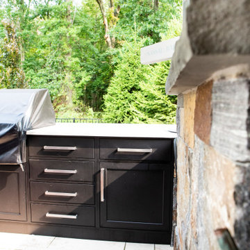 An Outdoor Oasis with Rustic Charm