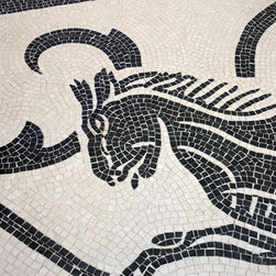 Custom Horse Stone Mosaic - Tiles