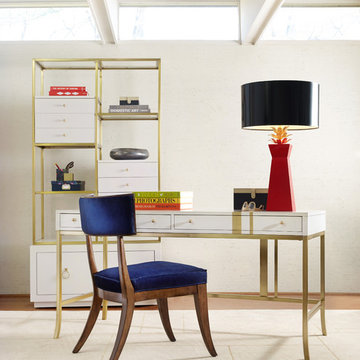 Cynthia Rowley Side-Stripe Accent Writing Desk