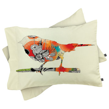 Deny Designs Iveta Abolina Little Bird Pillow Shams, Queen