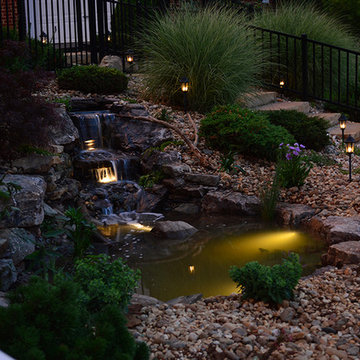 LED lighting for ponds and waterfalls