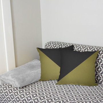 RoomCraft "Metallics - Cross Section" Bedding and Room Decorations