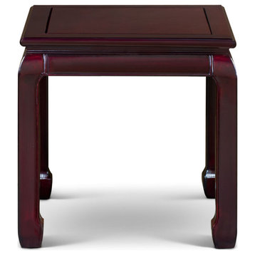 Rosewood Ming Style Lamp Table, Dark Cherry