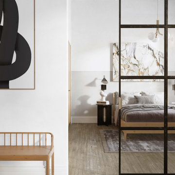 Bedroom in Chelsea Apartment, New York NY