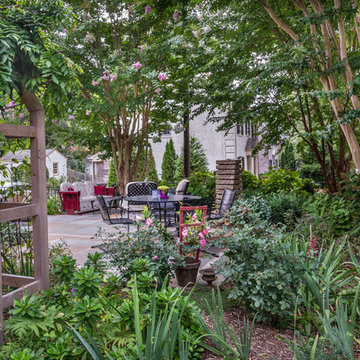 A City Garden on a Corner Lot