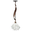 Sweetgrass Pendant Brown With Brown Highlights, White Cloud