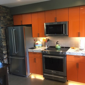 High Gloss Polyester Orange