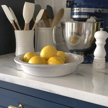 Navy Blue Kitchen Design, Alexandra Lauren Interior Design, Jackson, Tennessee